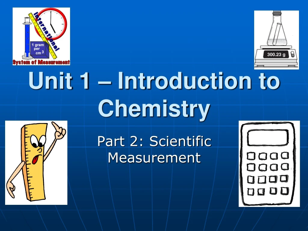 unit 1 introduction to chemistry