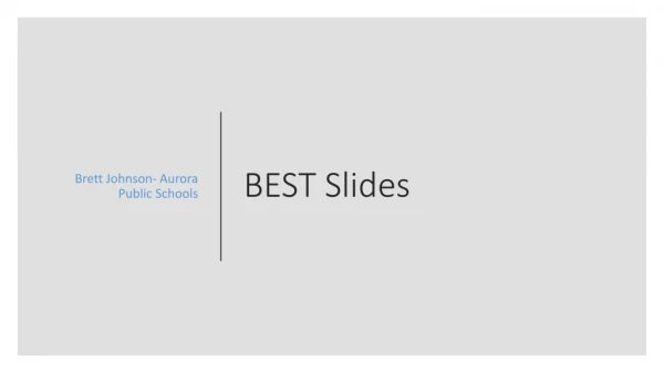 BEST Slides