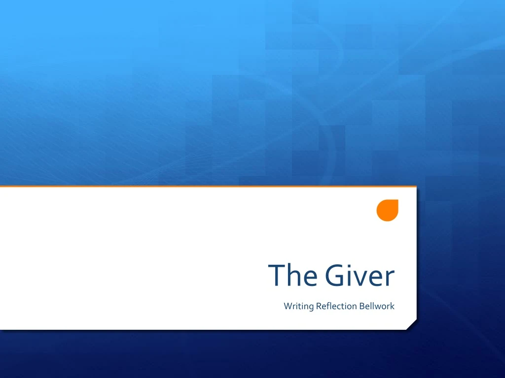 the giver