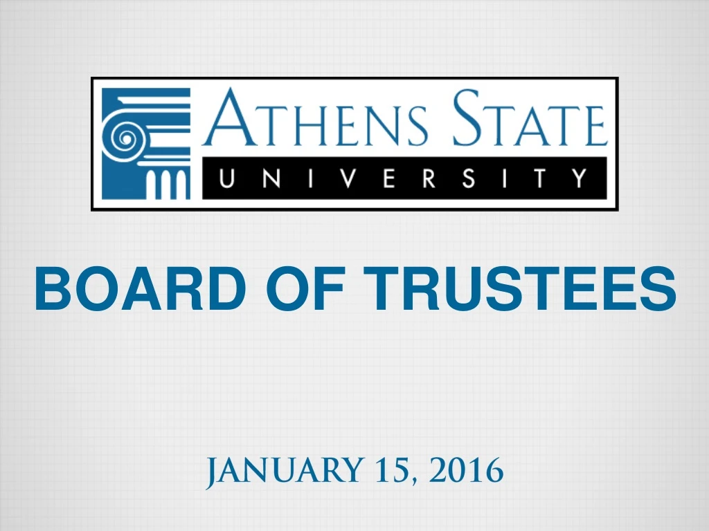 board of trustees