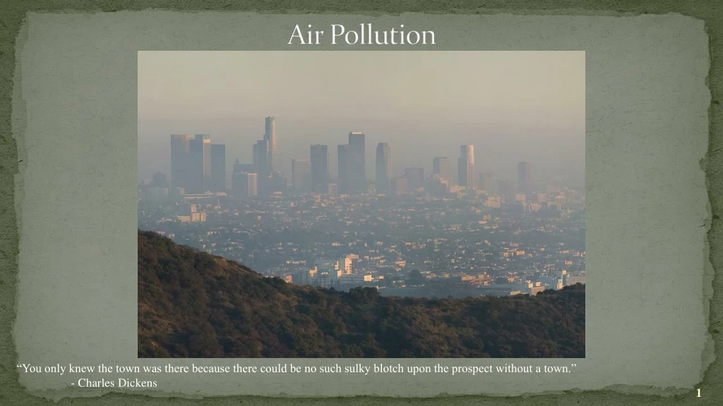 air pollution