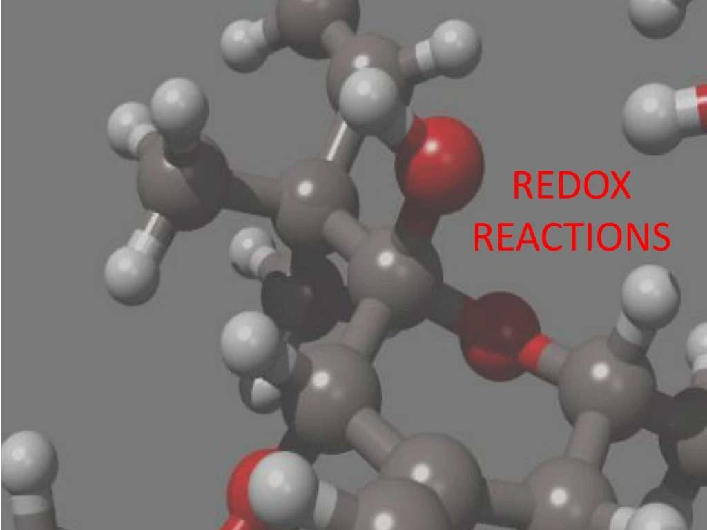 redox reactions