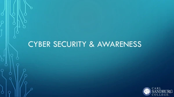Cyber Security &amp; awareness