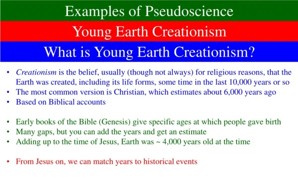 What is Young Earth Creationism?