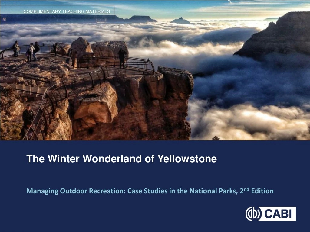 the winter wonderland of yellowstone