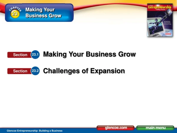 Evaluate the three primary methods for growing your business.