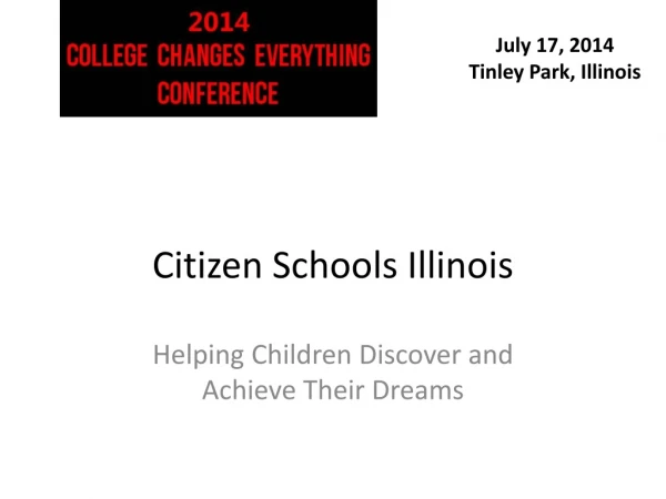 Citizen Schools Illinois