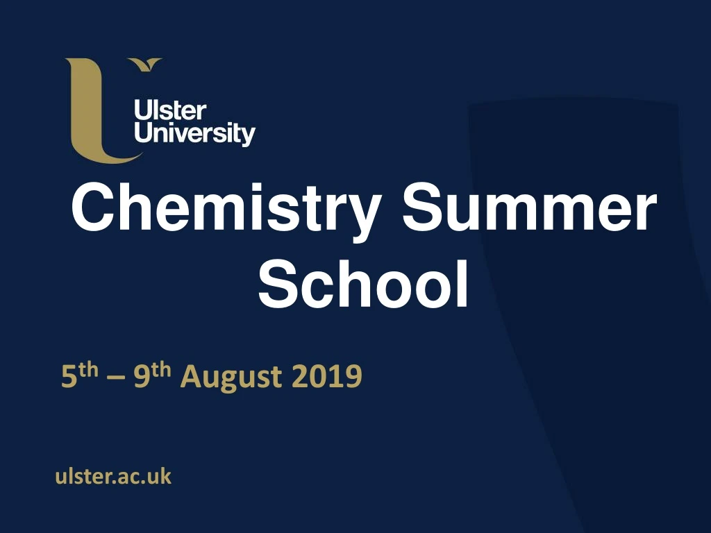 chemistry summer school