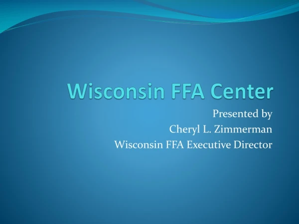 Wisconsin FFA Center