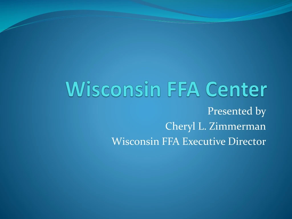 wisconsin ffa center