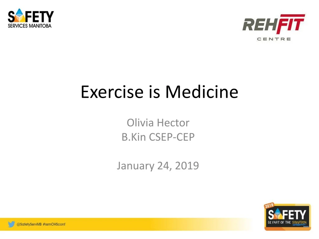 exercise is medicine