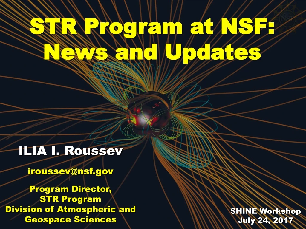 str program at nsf news and updates