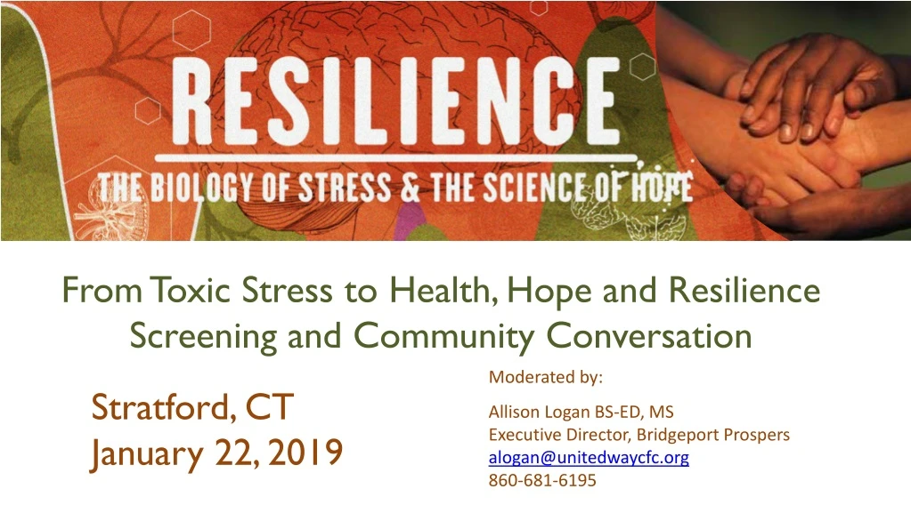 from toxic stress to health hope and resilience