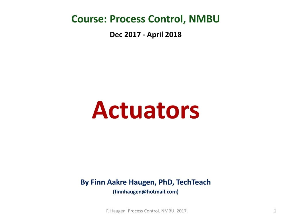 actuators