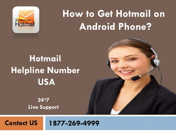 How to Get Hotmail on Android Phone? | 1877-269-4999