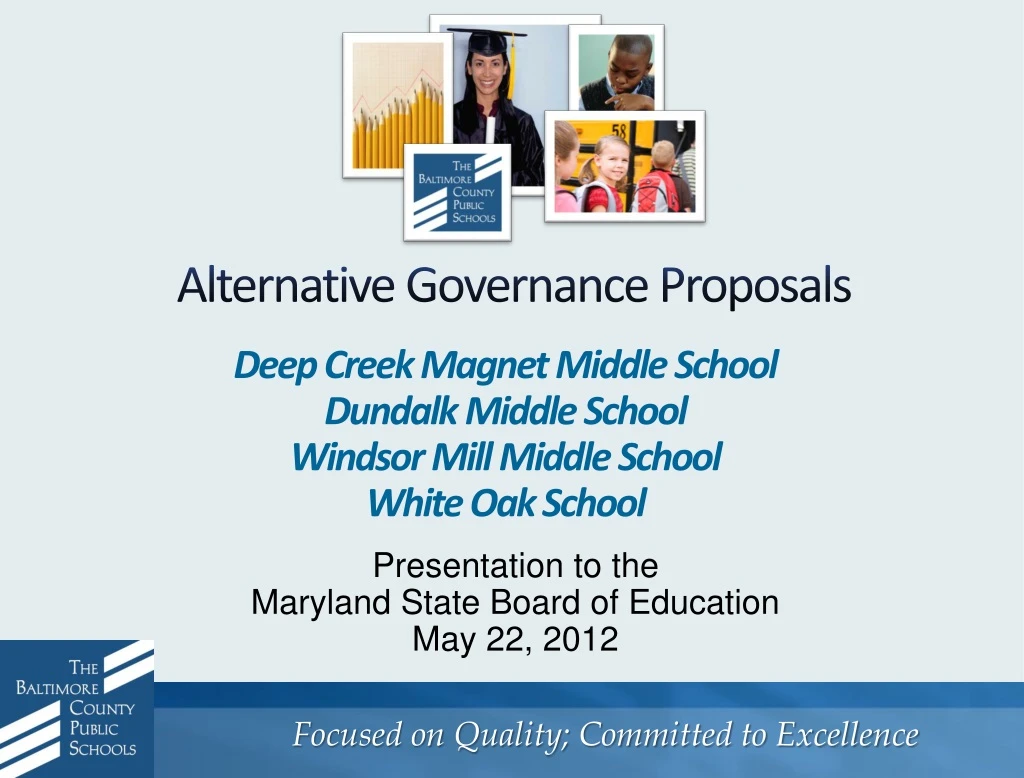 alternative governance proposals