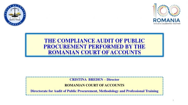 THE COMPLIANCE AUDIT OF PUBLIC PROCUREMENT PERFORMED BY THE ROMANIAN COURT OF ACCOUNTS