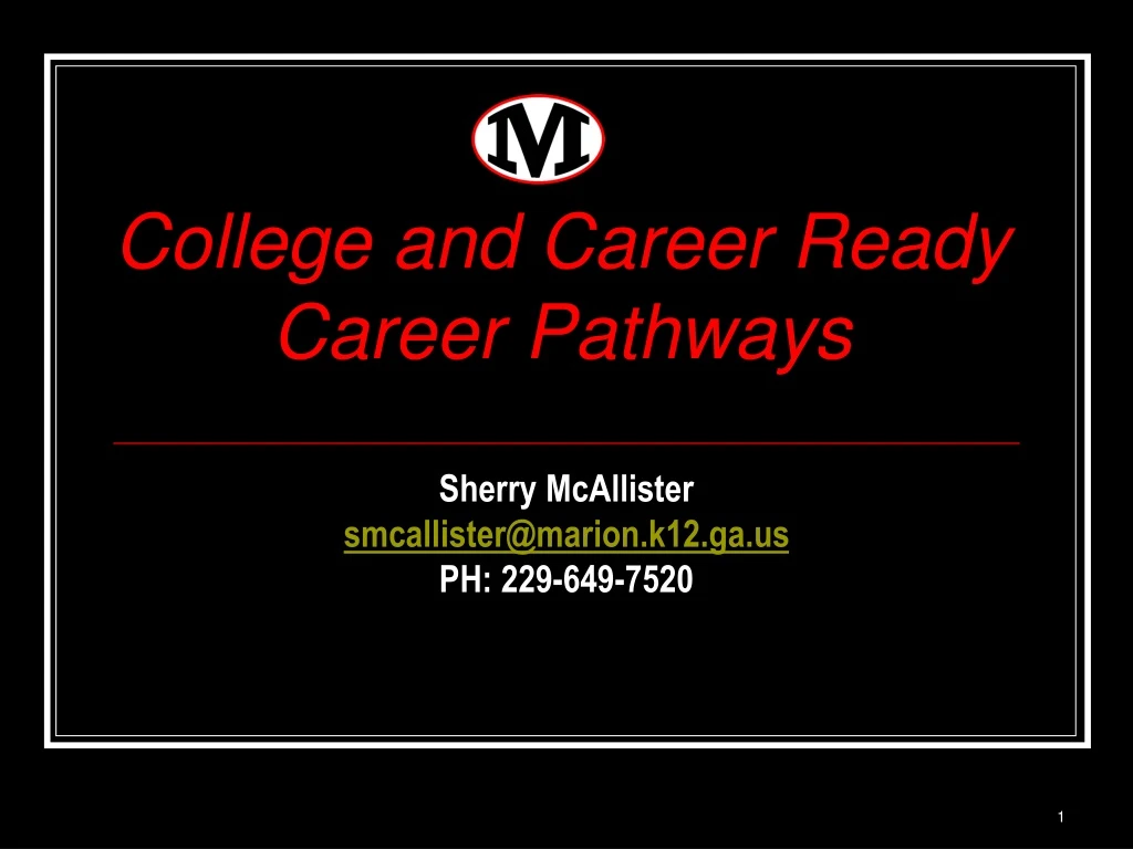 college and career ready career pathways