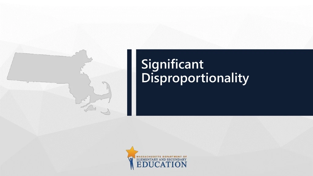 significant disproportionality