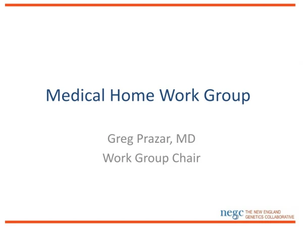 Medical Home Work Group