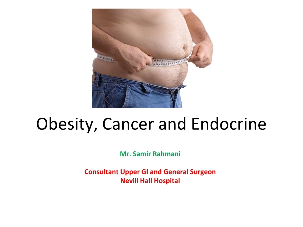 obesity cancer and endocrine