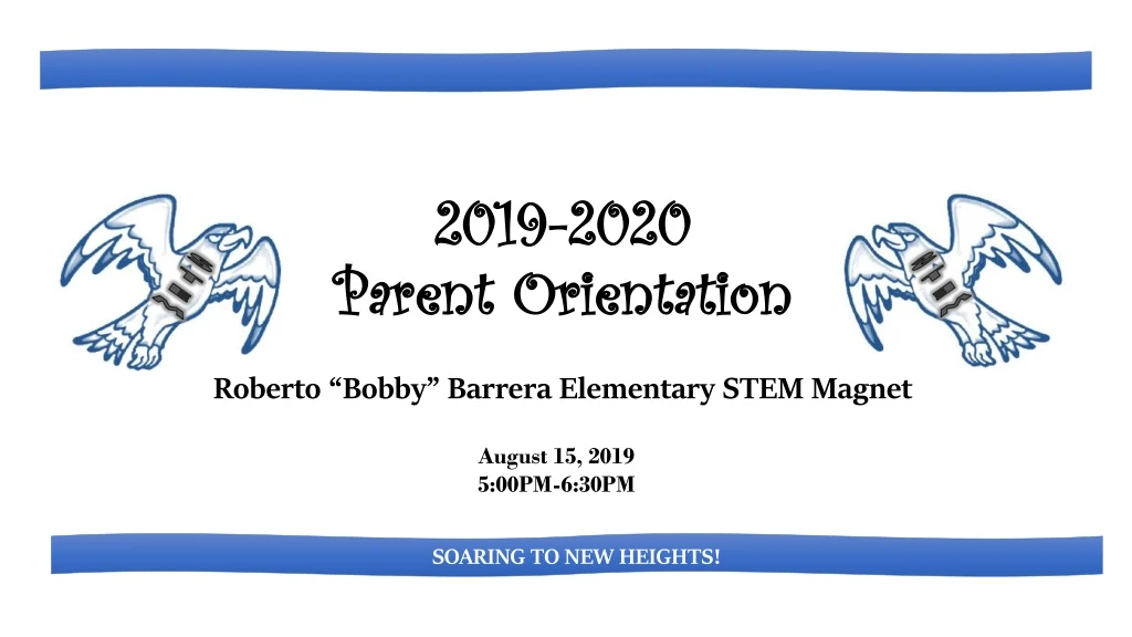 2019 2020 parent orientation