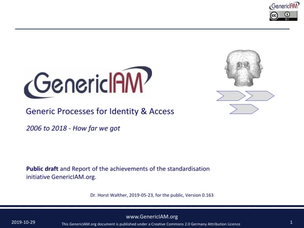GenericIAM Generic Processes for Identity &amp; Access