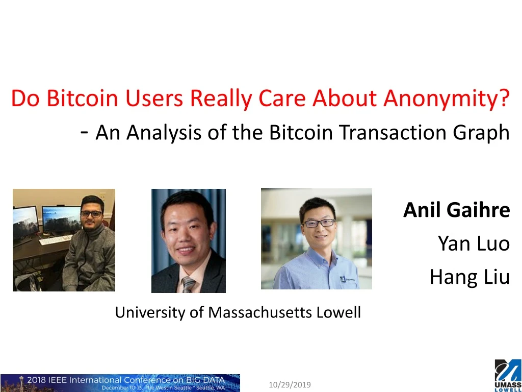do bitcoin users really care about anonymity an analysis of the bitcoin transaction graph