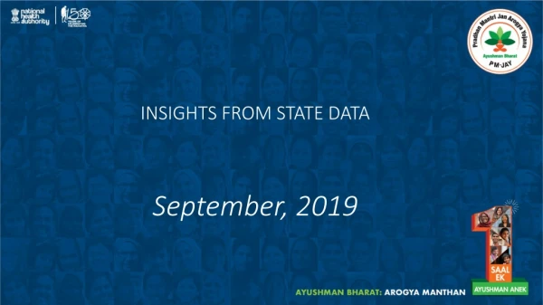 INSIGHTS FROM STATE DATA September , 2019