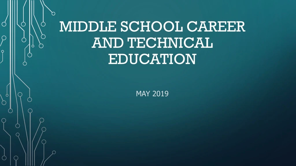 middle school career and technical education