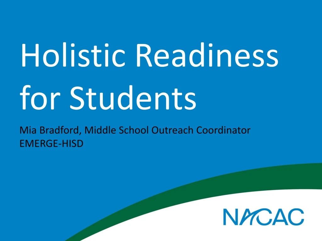 holistic readiness for students