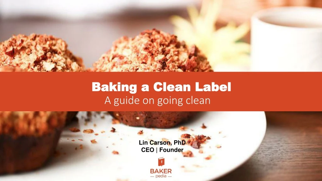 baking a clean label