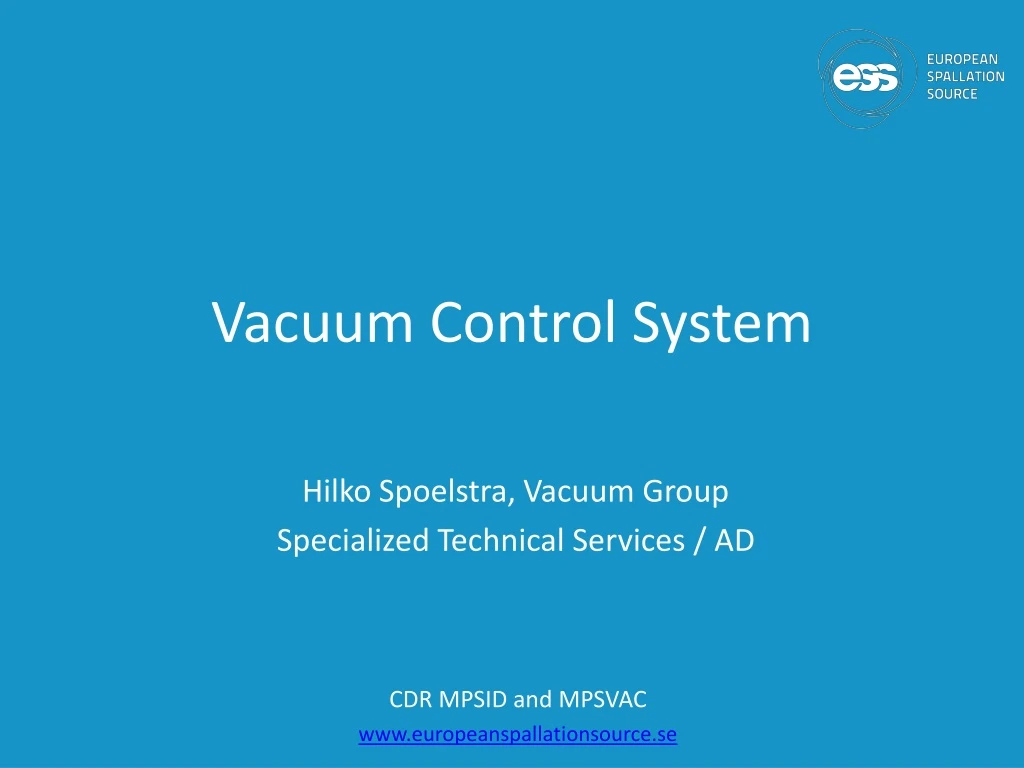 vacuum control system