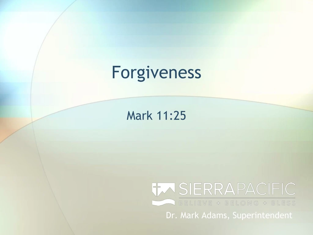 forgiveness