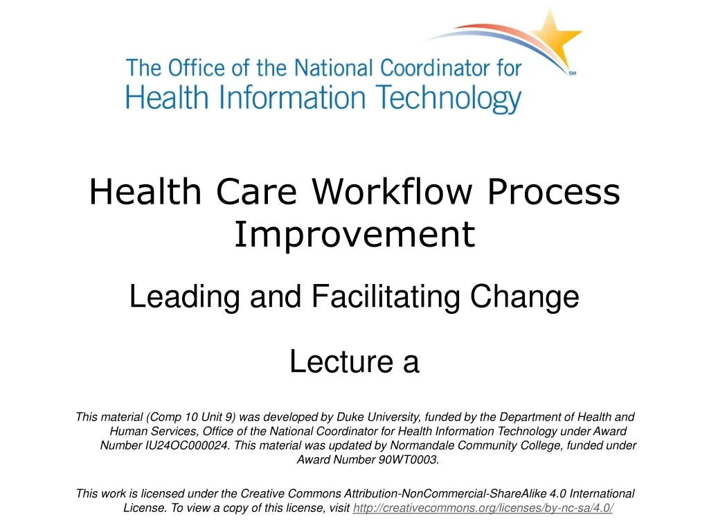 health care workflow process improvement