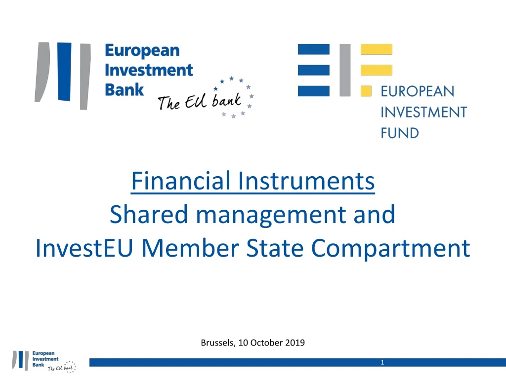 financial instruments s hared management