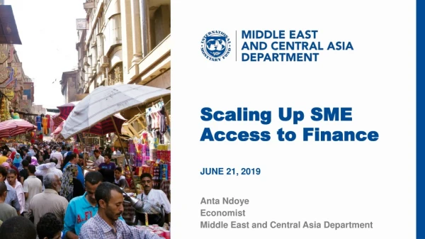 Scaling Up SME Access to Finance