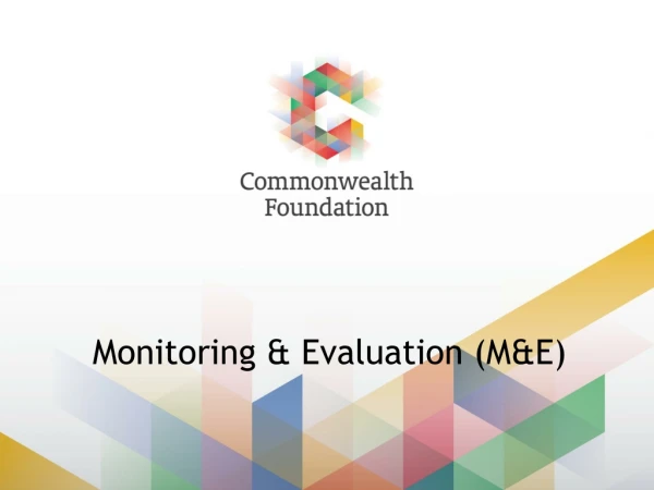 Monitoring &amp; Evaluation (M&amp;E)