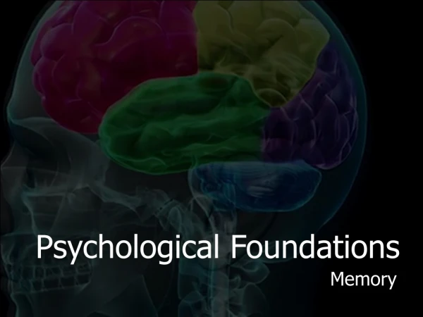 Psychological Foundations