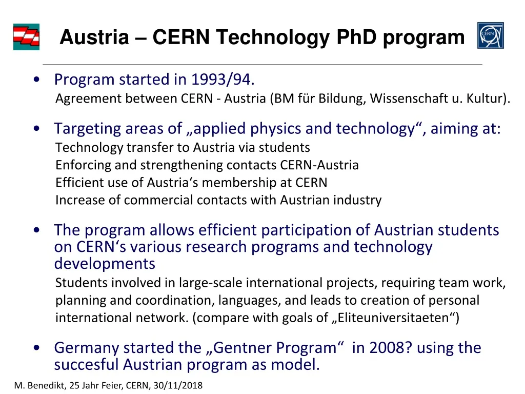austria cern technology phd program