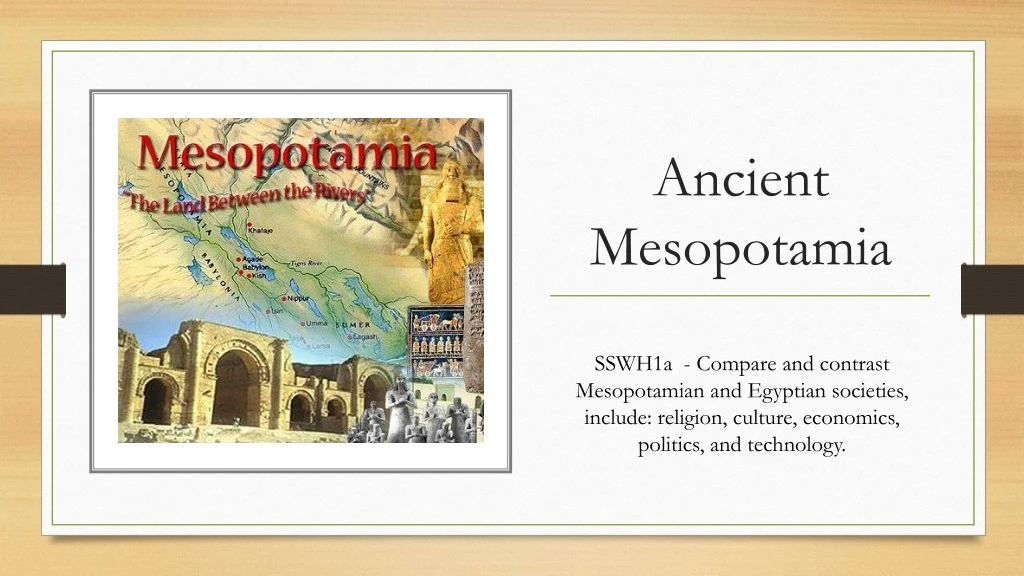 ancient mesopotamia