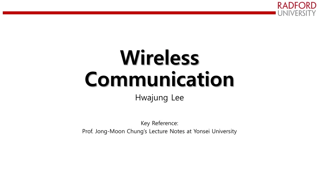 wireless communication