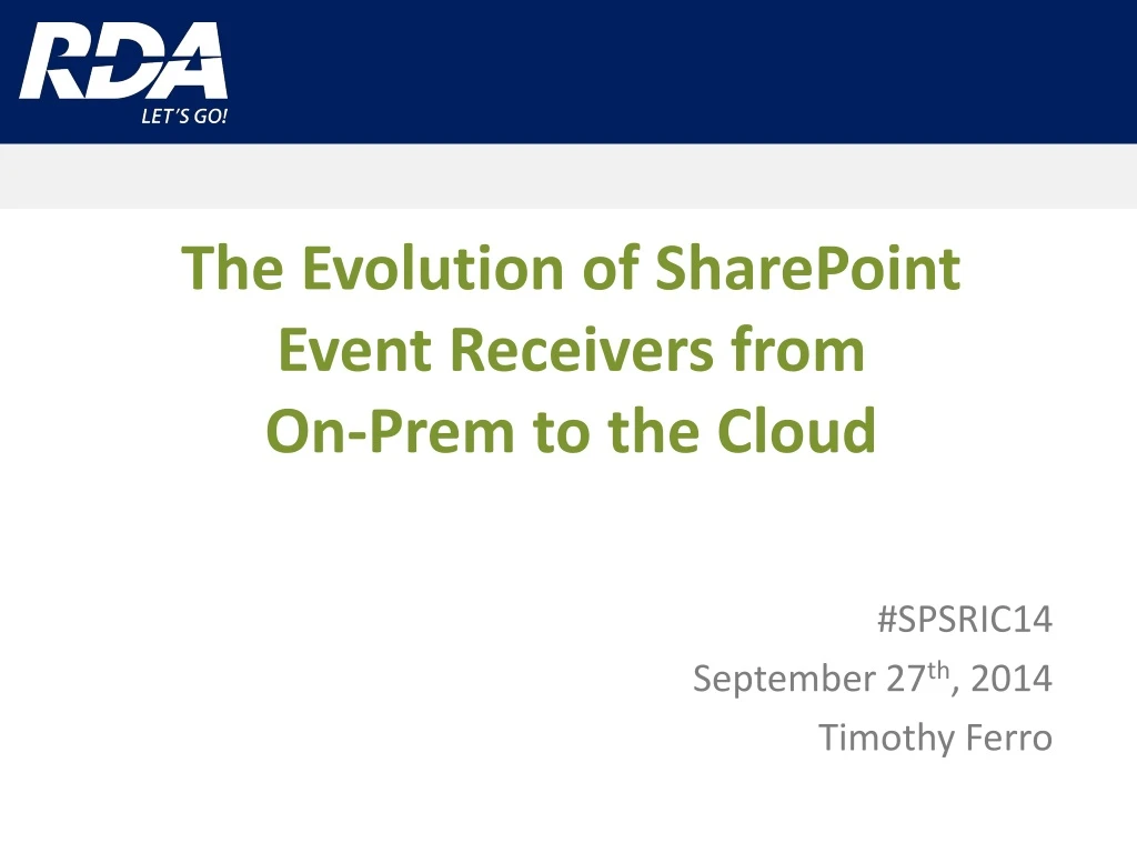 the evolution of sharepoint event receivers from on prem to the cloud
