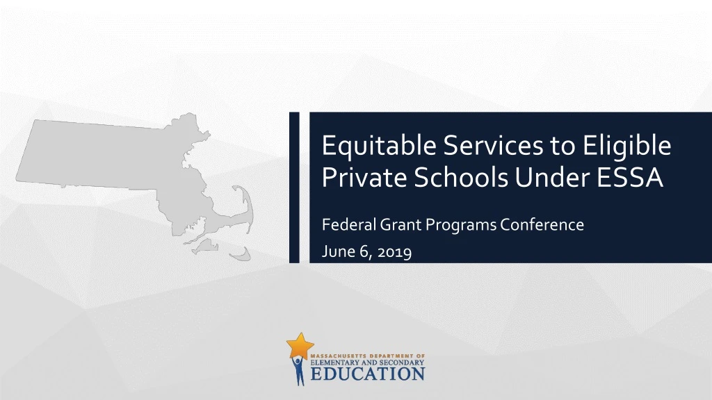 equitable services to eligible private schools under essa