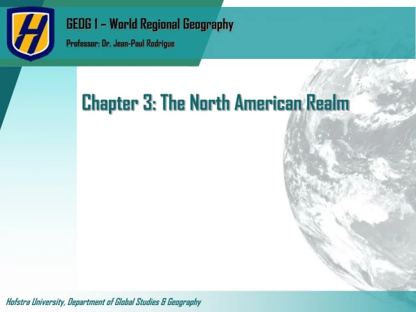Chapter 3: The North American Realm