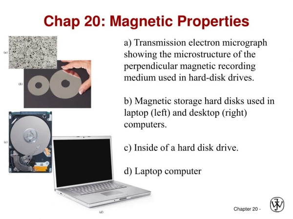 Chap 20: Magnetic Properties