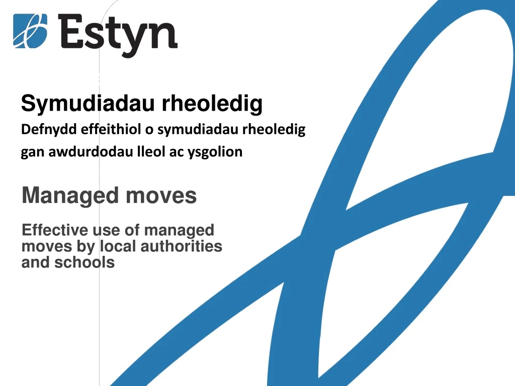 title welsh point 45 symudiadau rheoledig defnydd