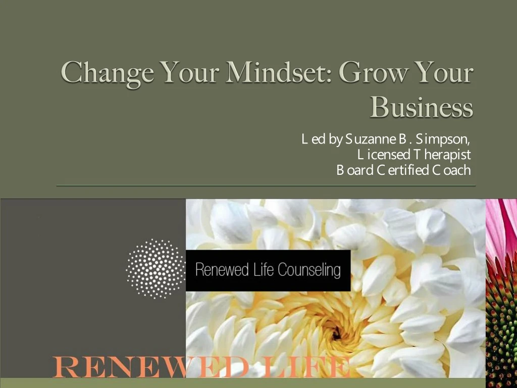 change your mindset grow your business