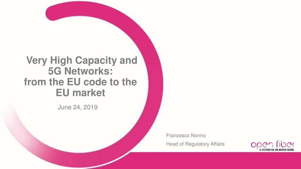 very high capacity and 5g networks from the eu code to the eu market