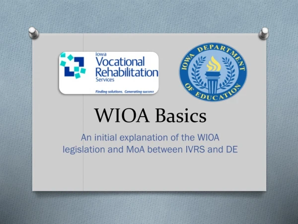WIOA Basics